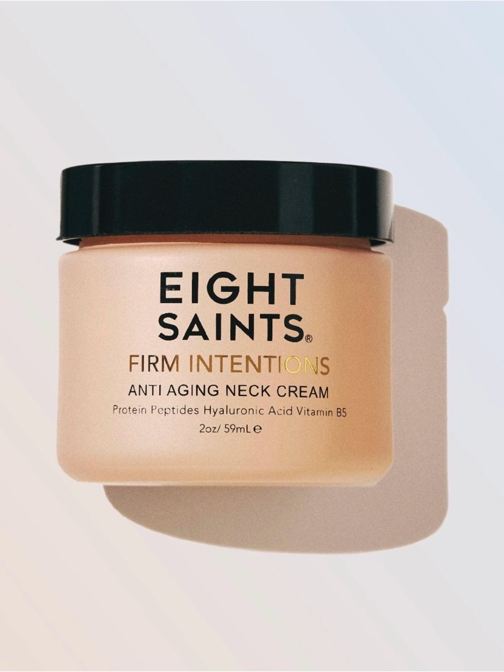 NIB Eight Saints Firm Intentions Anti Aging Neck Cream Protein Hyaluronic Acid - Picture 2 of 4